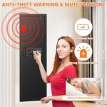 47.3" Fireproof Wall Safe with Shelves and Hooks