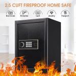 AONBNOCT Fireproof Digital Safe with Keypad Lock