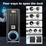 Fireproof Safe Box with Fingerprint and Key