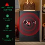 5.0 Cuft Biometric Safe: Fireproof & Waterproof