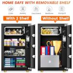 Extra Large Fireproof Waterproof Safe Box with Lock