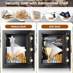 AONBNOCT Fireproof Digital Safe with Keypad Lock