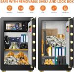 Extra Large Fireproof Waterproof Home Safe Box