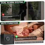 Kavey Biometric Fireproof Safe with Dual Alarm