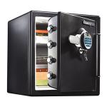 Fireproof Waterproof Home Safe with Fingerprint Lock