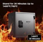 Fireproof Safe with Digital Lock and Removable Shelf