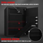 Fireproof Safe Box with LCD Display and Alarm