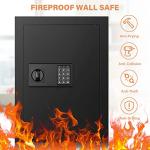 Tall Fireproof Wall Safe for Firearms and Valuables