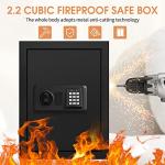 Fireproof Home Safe with Digital Keypad