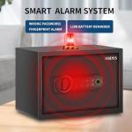 Fingerprint Security Safe with Fireproof Waterproof Bag