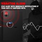 Fireproof Safe Box with LCD Display and Alarm
