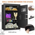 Tall Fireproof Wall Safe for Firearms and Valuables