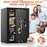 Extra Large Fireproof Waterproof Safe Box with Lock