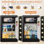 Large Fireproof Waterproof Home Safe Box with Lock