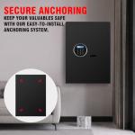 Fireproof Safe Box with LCD Display and Alarm