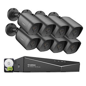 SANNCE 8CH 1080P CCTV Security Camera System