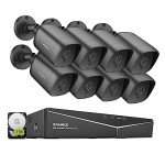 SANNCE 8CH 1080P CCTV Security Camera System