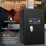 Large Fireproof Waterproof Home Safe Box with Lock