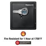 Fireproof Waterproof Home Safe with Fingerprint Lock