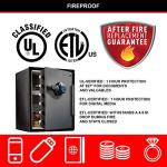 Fireproof Waterproof Safe with Digital Keypad