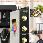 Large Fireproof Waterproof Home Safe Box with Lock