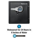 Fireproof Waterproof Home Safe with Fingerprint Lock
