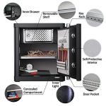 JINXNOBI Biometric Safe with Fireproof Bag