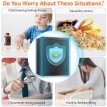 Large Fireproof Waterproof Home Safe with Removable Shelf