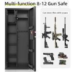 KAER Multifunctional Electronic Gun Safe with Shelves