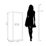 KAER Multifunctional Electronic Gun Safe with Shelves