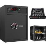 Sliding-Away Drawer Safe with LCD Display