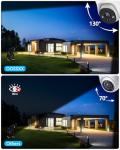 8MP 4K HD Wired Dome Security Camera System