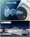 8MP 4K HD Wired Dome Security Camera System