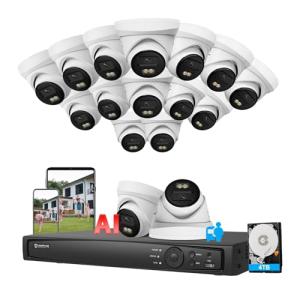 Anpviz 4K 16-Channel Poe Security Camera System