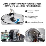 5MP POE AI PTZ Security Camera with 96X Zoom