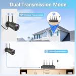 Outdoor Wireless Security Camera with 2-Way Audio