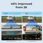 5MP Solar Outdoor Security Camera with 10X Zoom