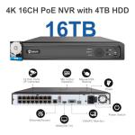 Anpviz 4K 16-Channel Poe Security Camera System