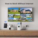 4MP Solar-Powered Home Security Camera System