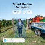 5MP Solar Outdoor Security Camera with 10X Zoom