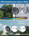 Loocam PoE Surveillance Camera System with 4MP Cameras