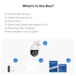 ONWOTE 4K PTZ IP Security Camera with Zoom