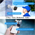 4K Outdoor Security Camera System with 2-Way Audio