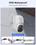 4K PTZ Wired Security Camera with 2-Way Audio