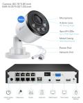Loocam PoE Surveillance Camera System with 4MP Cameras