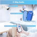 5MP Outdoor Security Camera System with 2-Way Audio
