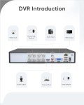 SANNCE 8CH 1080P CCTV Security Camera System