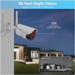 5MP Outdoor Security Camera System with 2-Way Audio