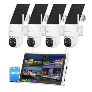 YEEWISE Wireless Solar NightColor Security Camera