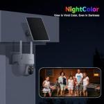YEEWISE Wireless Solar NightColor Security Camera